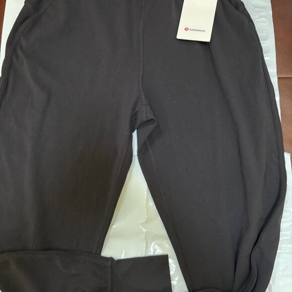 Lululemon Align Super High Rise Ribbed Waist Jogger Black Sz 8 NWT - Picture 7 of 9